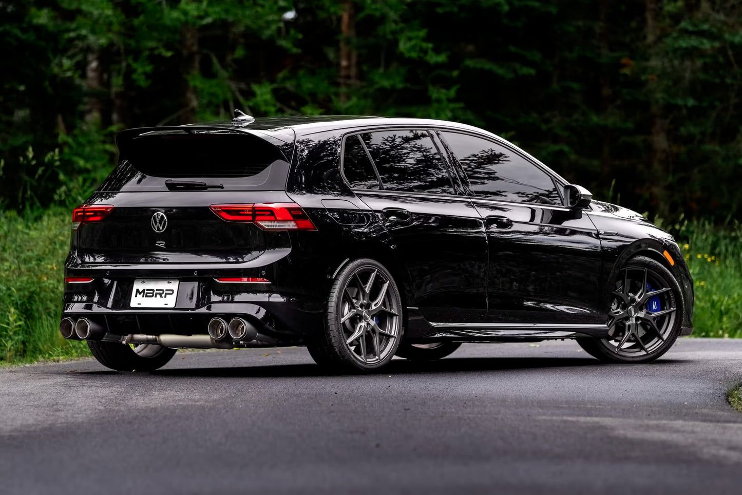 MBRP - ARMOR PRO Cat-Back Stainless Exhaust System - Carbon Fiber Tips