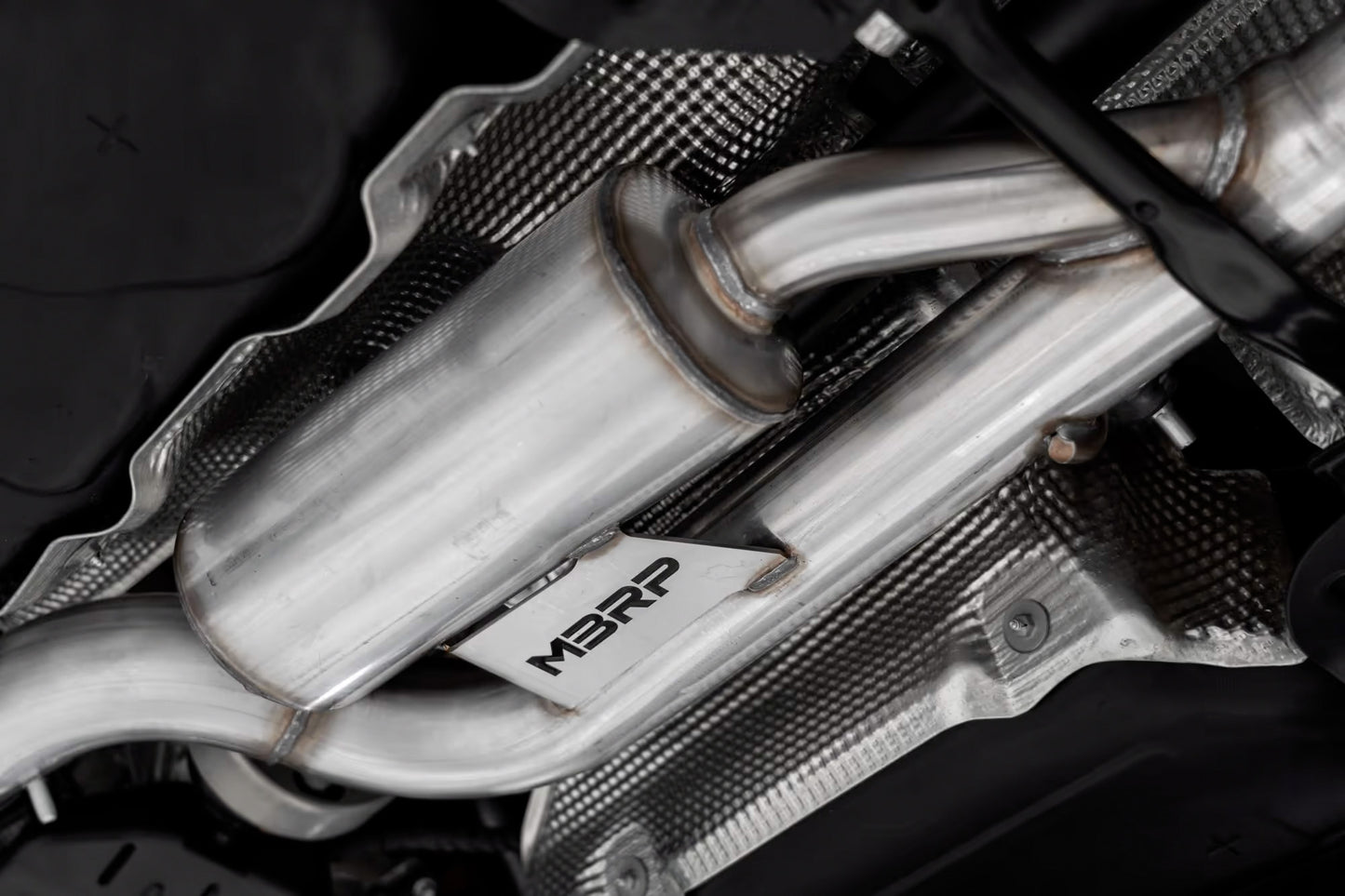 MBRP - ARMOR PRO Cat-Back Stainless Exhaust System - Carbon Fiber Tips