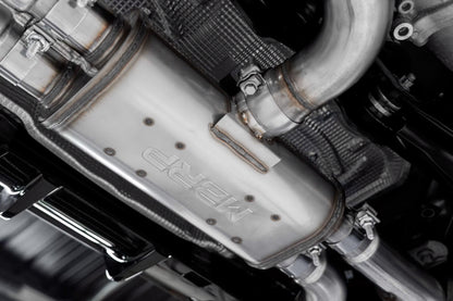 MBRP - ARMOR PRO Cat-Back Stainless Exhaust System - Carbon Fiber Tips