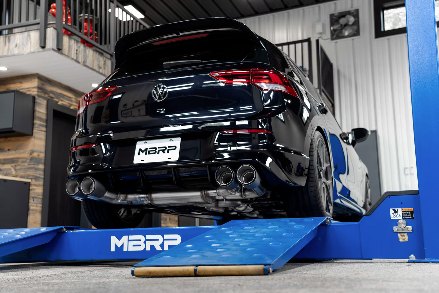 MBRP - ARMOR PRO Cat-Back Stainless Exhaust System - Carbon Fiber Tips