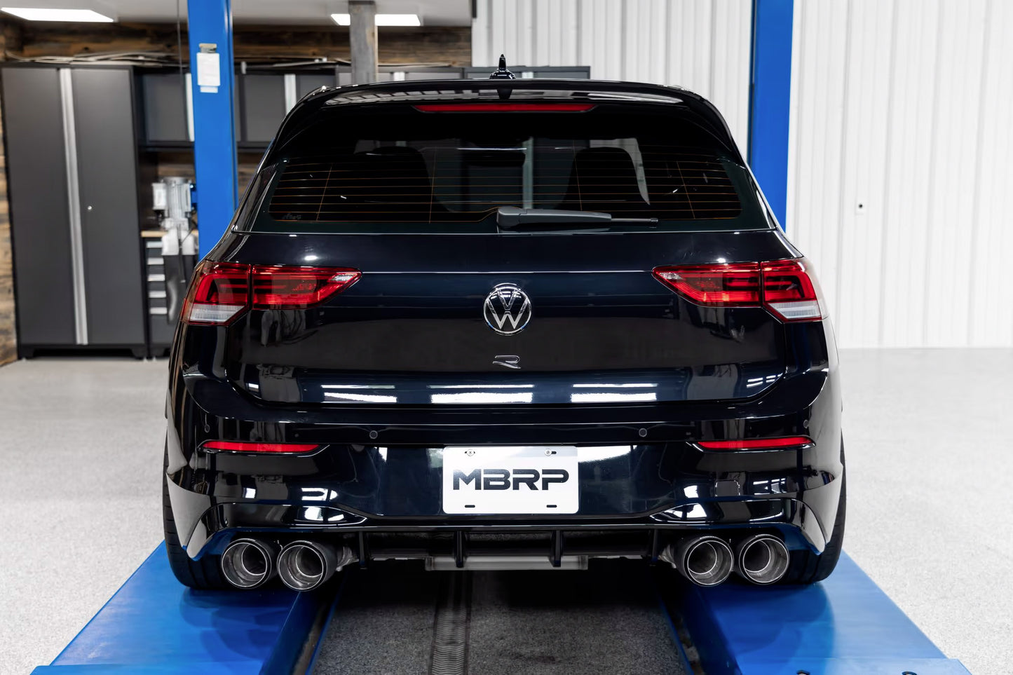 MBRP - ARMOR PRO Cat-Back Stainless Exhaust System - Carbon Fiber Tips