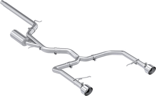 MBRP - ARMOR PRO Cat-Back Stainless Exhaust System - Stainless Steel Tips