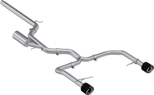 MBRP - ARMOR PRO Cat-Back Stainless Exhaust System - Carbon Fiber Tips