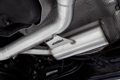 MBRP - ARMOR PRO Cat-Back Stainless Exhaust System - Carbon Fiber Tips