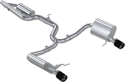 MBRP - ARMOR PRO Cat-Back Stainless Exhaust System - Carbon Fiber Tips