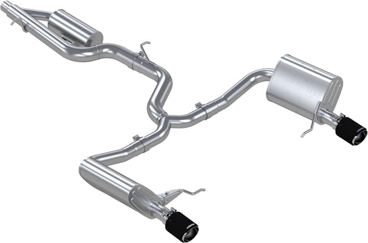 MBRP - ARMOR PRO Cat-Back Stainless Exhaust System - Carbon Fiber Tips