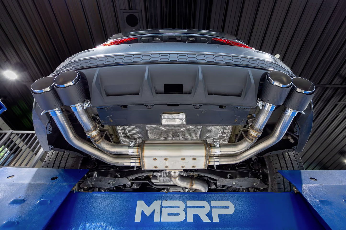 MBRP S46193CF - ARMOR PRO Cat-Back Stainless Exhaust System