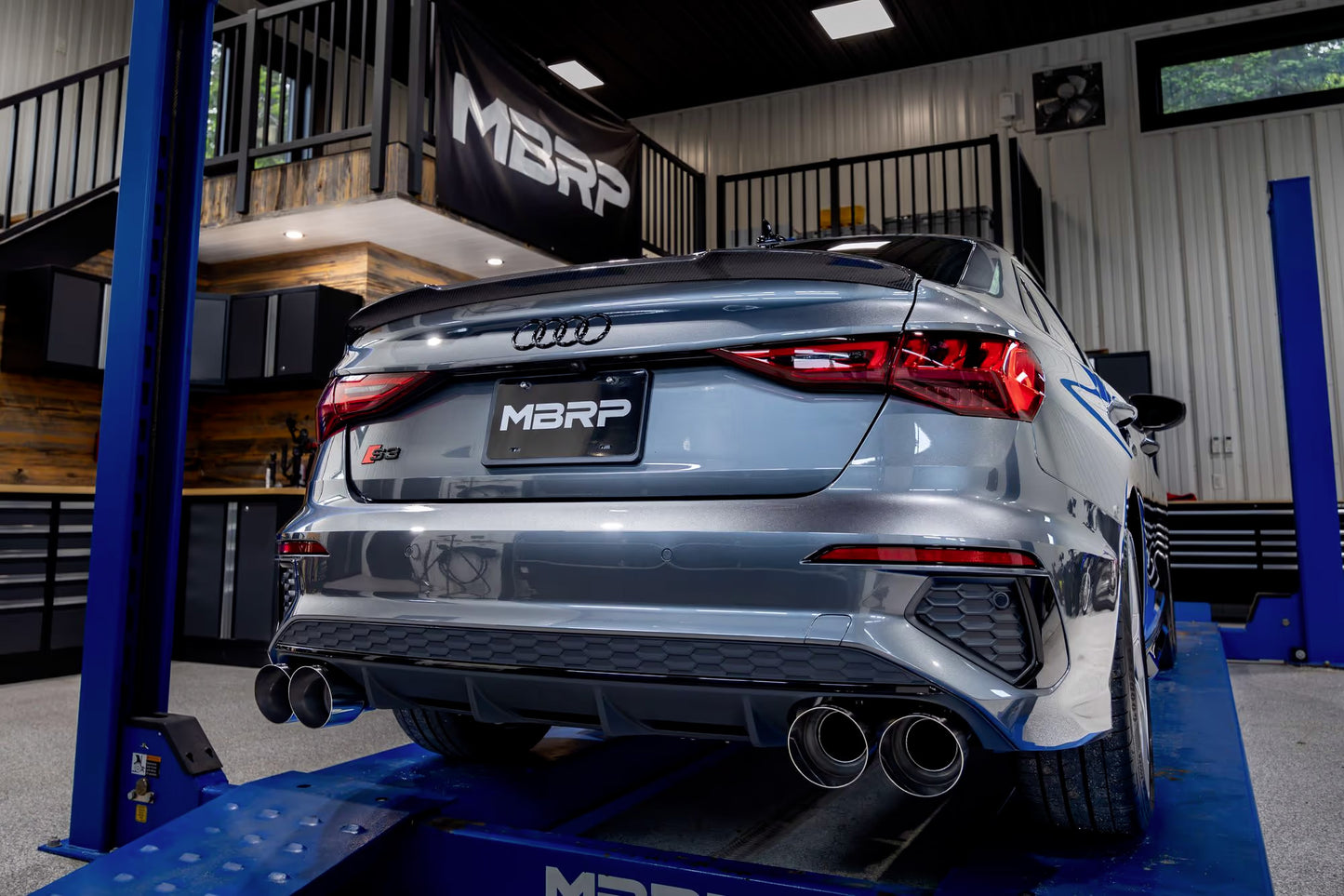 MBRP S46203CF - ARMOR PRO Cat-Back Stainless Exhaust System