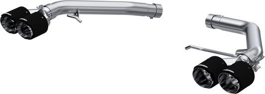 MBRP S56033CF - ARMOR PRO Axle-Back Stainless Exhaust System