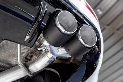 MBRP S56033CF - ARMOR PRO Axle-Back Stainless Exhaust System