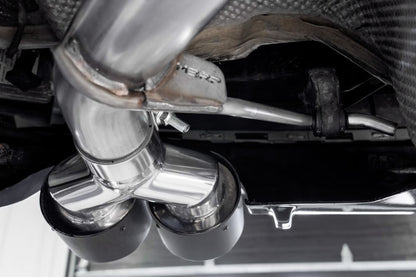 MBRP S56033CF - ARMOR PRO Axle-Back Stainless Exhaust System
