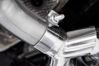 MBRP S56033CF - ARMOR PRO Axle-Back Stainless Exhaust System