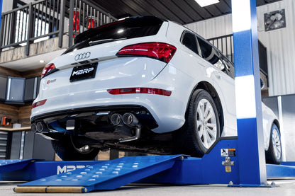 MBRP S56033CF - ARMOR PRO Axle-Back Stainless Exhaust System