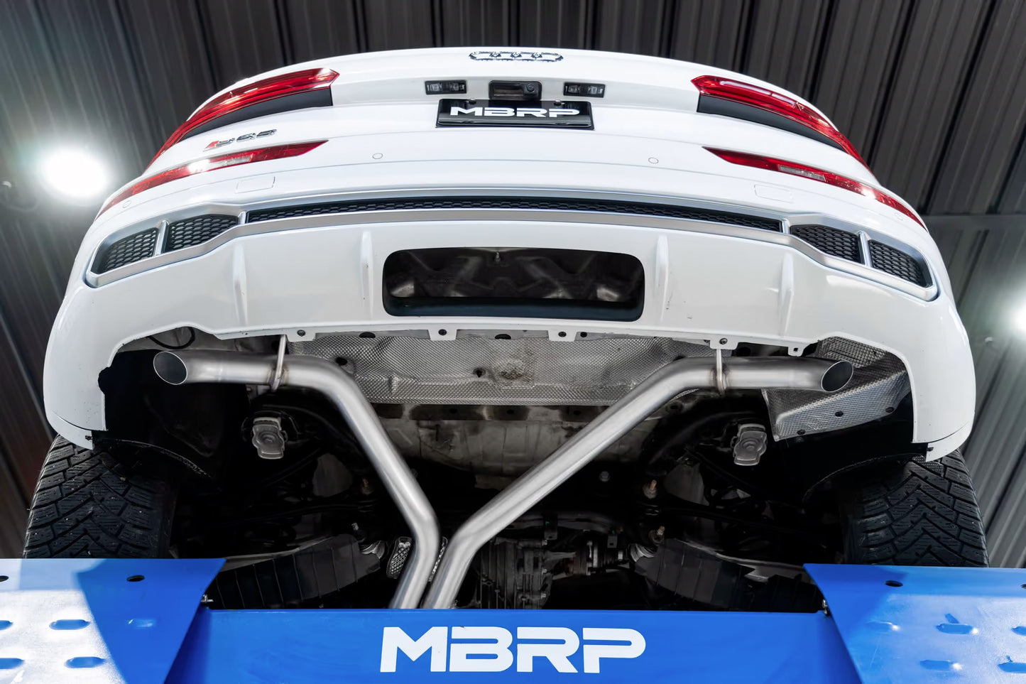 MBRP S5604304 - ARMOR PRO Axle-Back Stainless Exhaust System