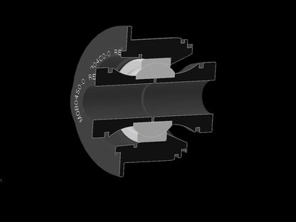 JXB - Spherical Rear Lower Control Arm Inner Bushing Upgrade - VW/Audi MQB