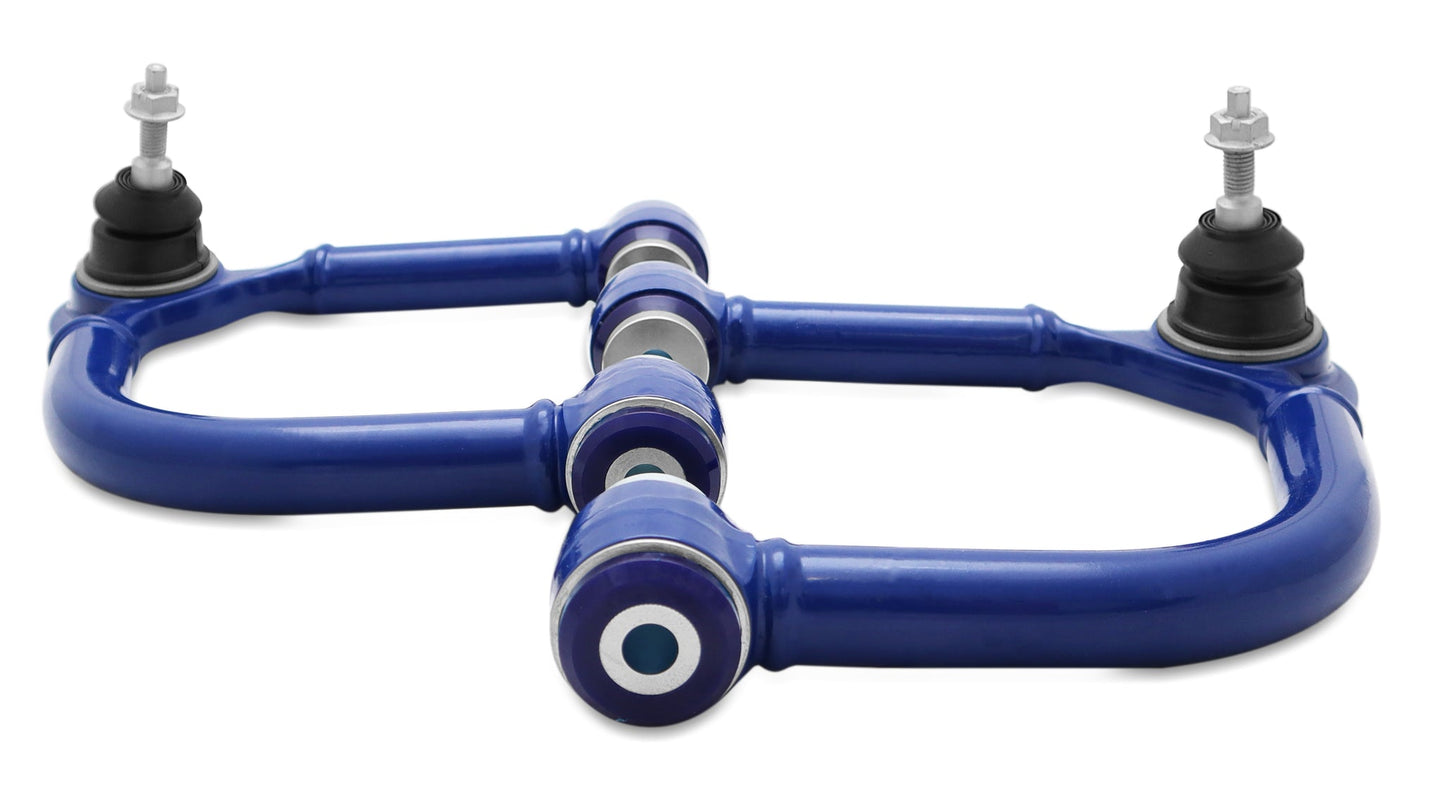 SuperPro - Front Upper Control Arm Set (Fixed Offset) - 2021-2026 Ford Bronco