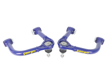SuperPro - Front Upper Control Arm Set (Fixed Offset) - 2021-2026 Ford Bronco