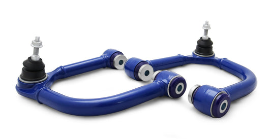 SuperPro - Front Upper Control Arm Set (Fixed Offset) - 2021-2026 Ford Bronco