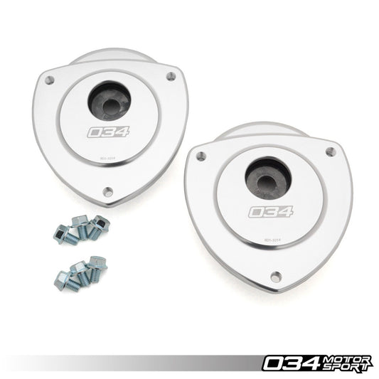 034Motorsport - Dynamic+ Camber Mount Pair, MkVII Volkswagen Golf/GTI/R & 8V/8S Audi A3/S3/RS3, TT/TTS/TTRS (MQB)