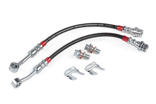 APR - Braided Stainless Steel Brake Lines (Set of 2) - Rear