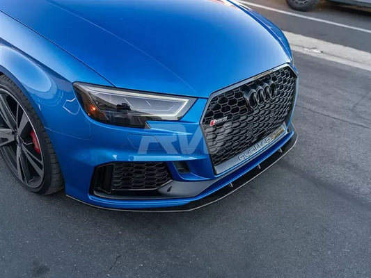 RW Carbon - V2 Carbon Fiber Front Lip Spoiler - Audi 8V RS3 2017-2022