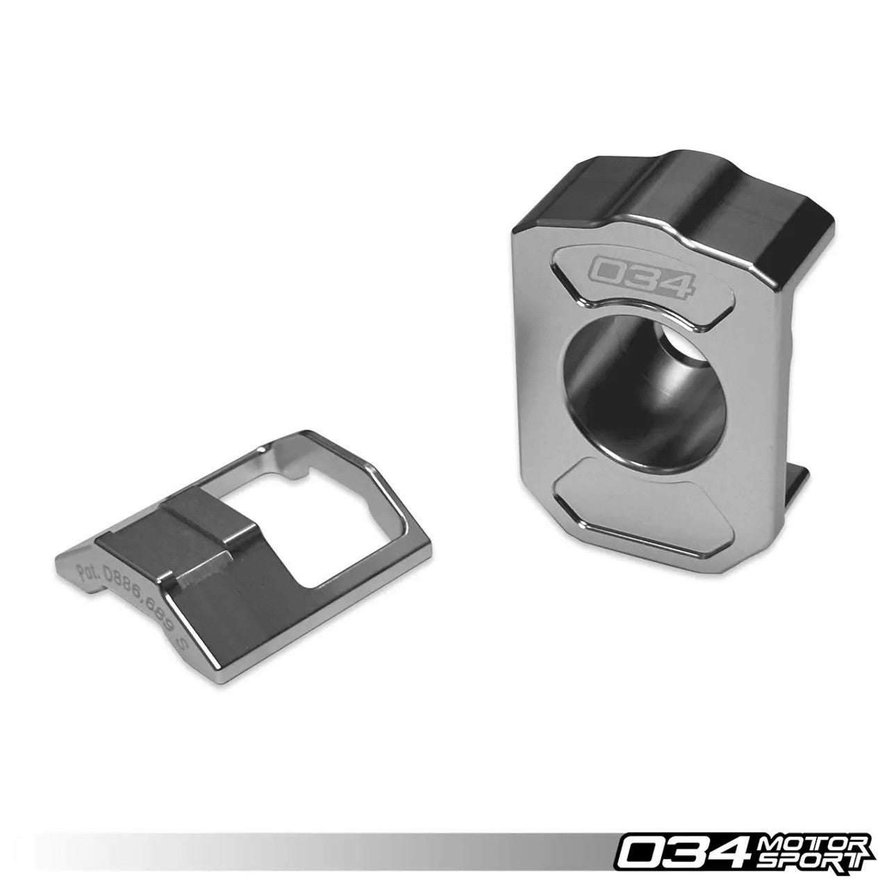 034Motorsport - Billet Aluminum Upper & Lower Dogbone Mount Insert Pair - Volkswagen & Audi MQB And MQB EVO