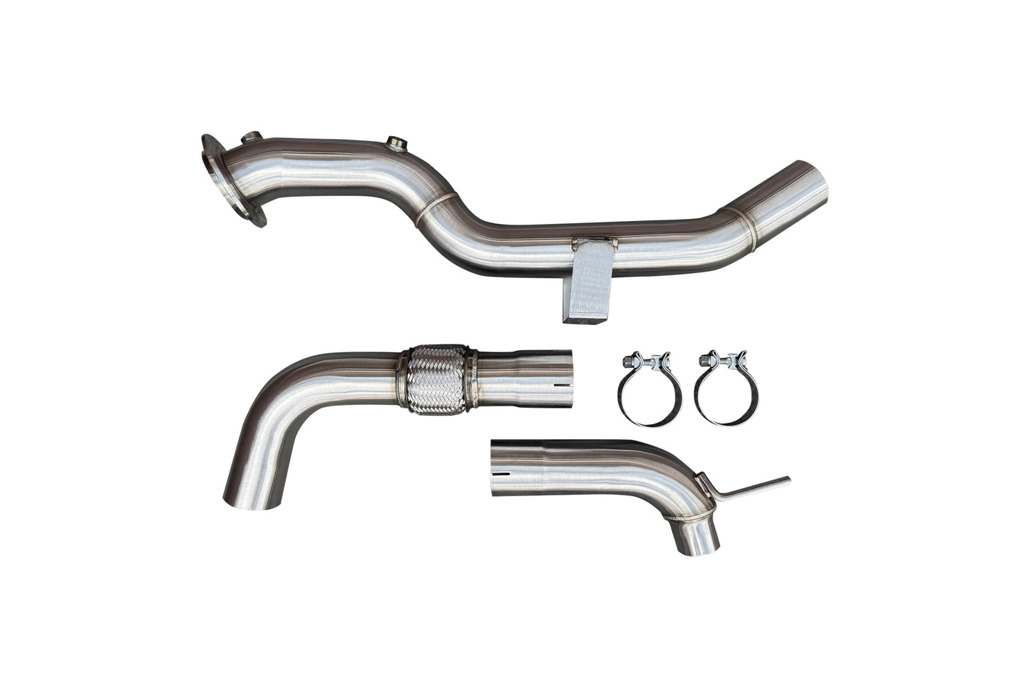 CVF 3" Stainless Steel Race Downpipe (2024-2025 Ford Mustang EcoBoost)