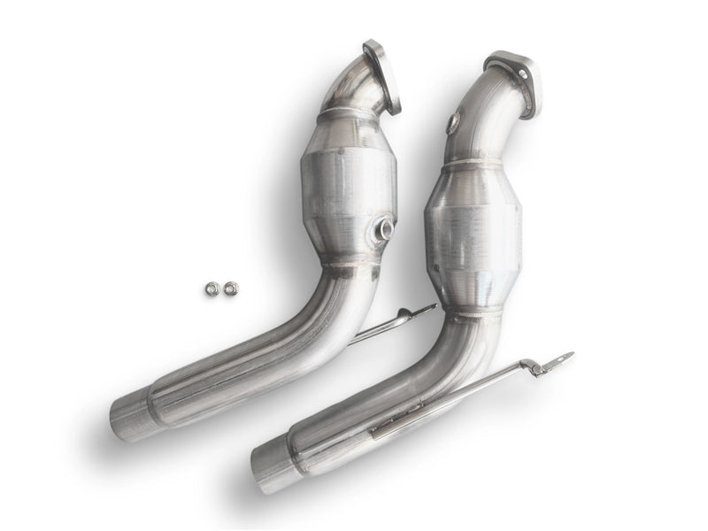 CVF Stainless Steel Catted Downpipes (2020 - 2024 Ford Explorer ST 3.0L)