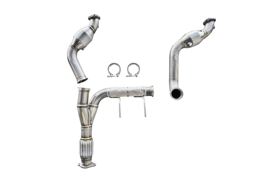 CVF Stainless Steel Catted Downpipes (2021+ Ford Bronco 2.7L)