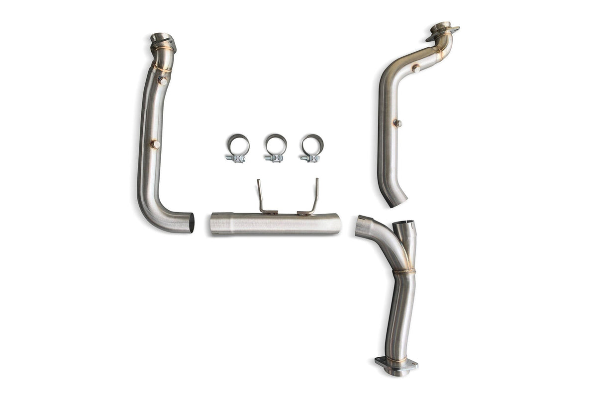 CVF Stainless Steel Race Downpipes (2015-2016 Ford F-150 3.5L EcoBoost)