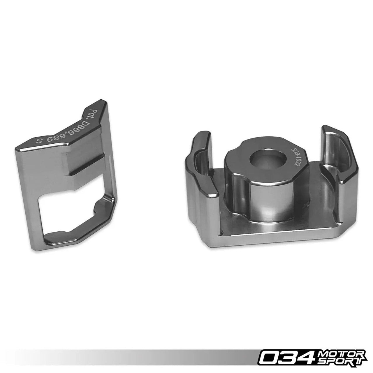 034Motorsport - Billet Aluminum Upper & Lower Dogbone Mount Insert Pair - Volkswagen & Audi MQB And MQB EVO