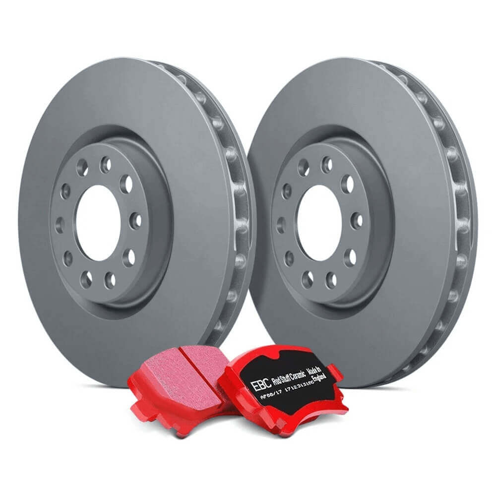 EBC - Rear Stage 12 Redstuff Pad And RK Series Rotor Kits - 2017-2025 Audi RS3; 2020-2022 Audi TT RS