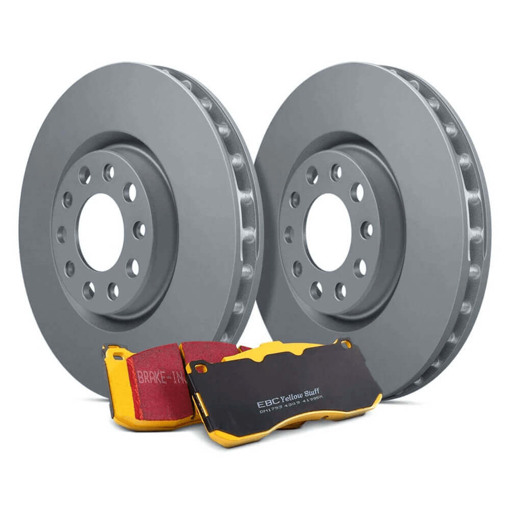 EBC - Rear Stage 13 Yellowstuff Pad And RK Series Rotor Kits - 2017-2025 Audi RS3; 2020-2022 Audi TT RS