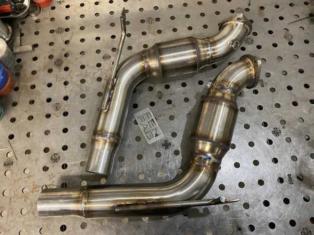 FENFAB - 3" Catted Downpipes - 2020-2024 Explorer ST
