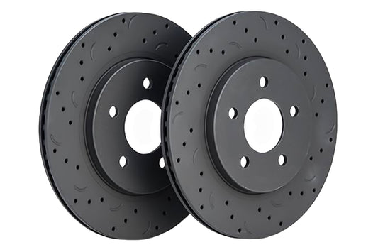 Hawk - Talon Drilled/Slotted Rear Brake Rotors - 2011-2019 Explorer