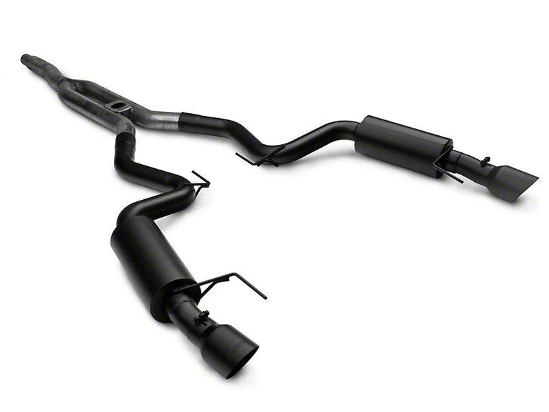 MBRP - Black Series 3" Cat-Back Exhaust (Race Version) - 2015-2023 Mustang 2.3L EcoBoost