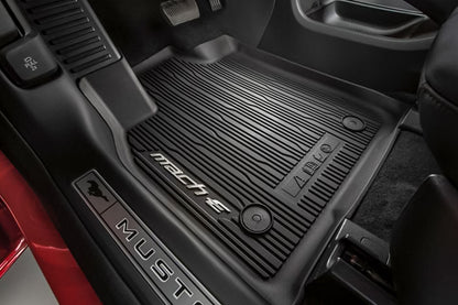 Ford - All-Weather Floor Liners with Logo - 2021-2025 Mach-E