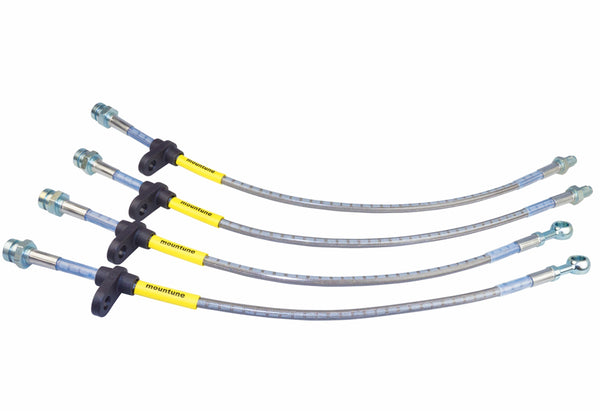 Mountune - Stainless Steel Brake Line Hose Set - 2013-2015 Fiesta ST