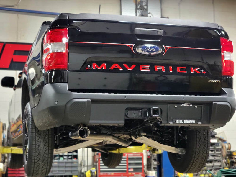 MRT - Sport Truck Single Tip Cat-Back Exhaust (2.5") - 2022+ Maverick AWD 2.0L EcoBoost