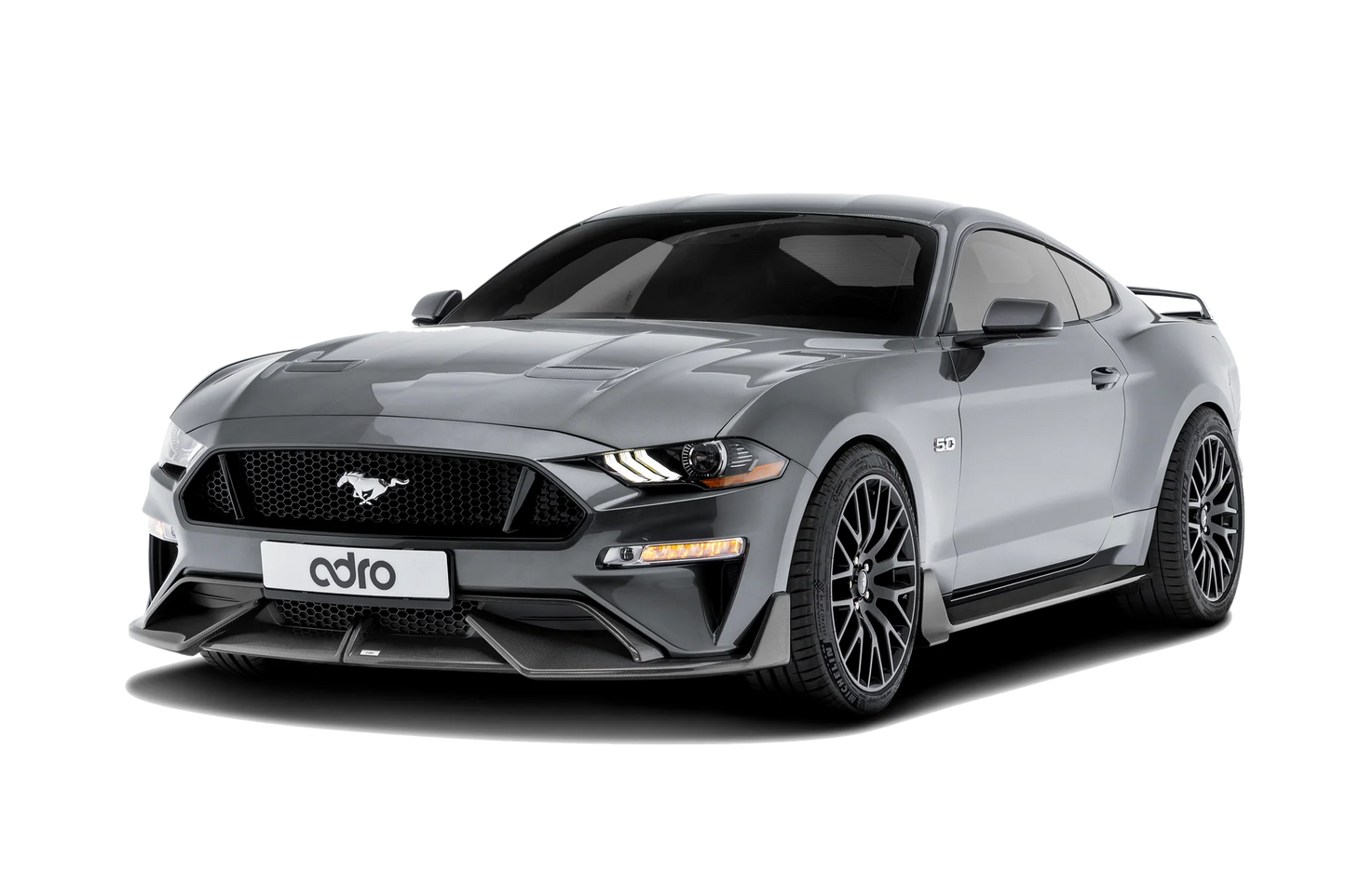 adro - Carbon Fiber Side Skirts - 2018-2023 Mustang
