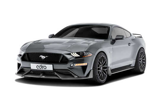 adro - Carbon Fiber Side Skirts - 2018-2023 Mustang