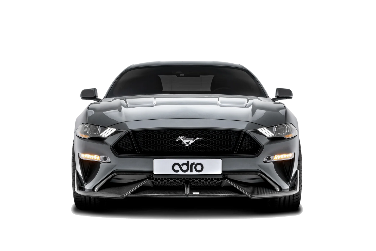 adro - Carbon Fiber Front Lip - 2018-2023 Mustang