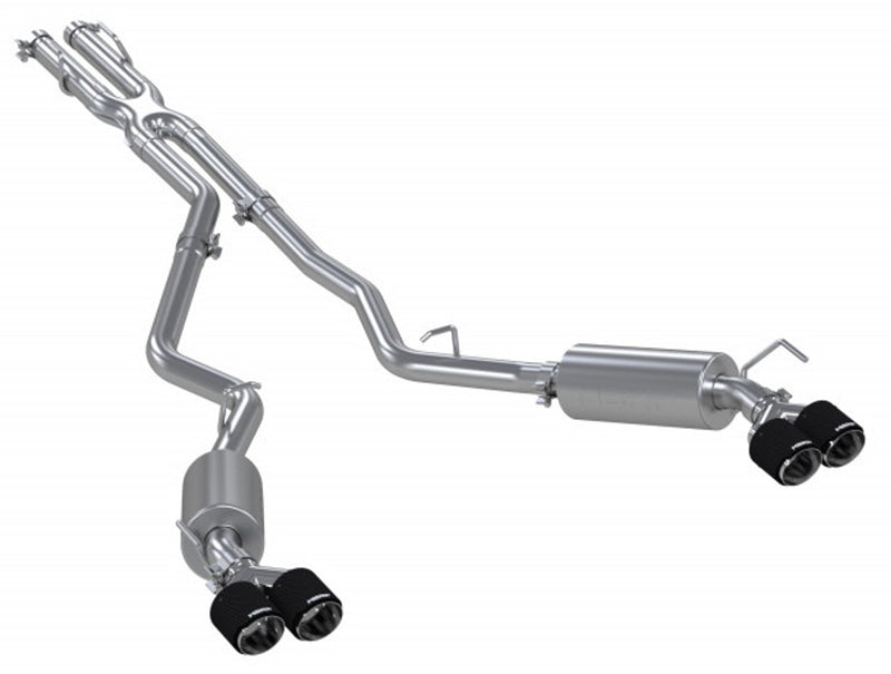 MBRP - 2.5" Cat Back Exhaust (Carbon Fiber Tips) - 2020+ Explorer ST