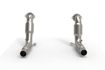 Kooks - High Performance GREEN Catted Downpipes - 2020-2024 Explorer ST