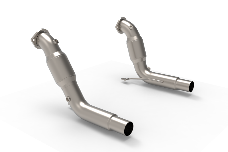 Kooks - High Performance GREEN Catted Downpipes - 2020-2024 Explorer ST